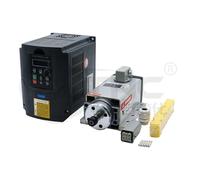 CNC 1.5kw 220v/110v Square Air Cooling Spindle ER11 1500W Air-cooled Milling Spindle + 1.5KW VFD Inverter + 7pcs/set ER11 NWPNLXEA(GDZ80X73 YL620A,110V)