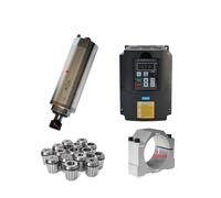 CNC 2.2KW 1.5KW Convertitore di Frequenza VFD Driver di Frequenza Variabile Inverter 800W 1500W 2200W Motore Mandrino ER11 ER20 Mandrino(VFD 2.2KW-2.2KW Kit)