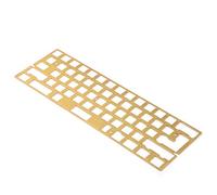 CNC 60% PVD Piastra di Ottone Universale Positioning Board per GH60 60% Tastiera FAI DA TE Supporto ISO ANSI WKL (Sand Blast PVD)