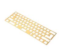CNC 60% PVD Piastra di Ottone Universale Positioning Board per GH60 60% Tastiera FAI DA TE Supporto ISO ANSI WKL (Pennello finito PVD)