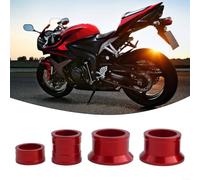 CNC Aluminum Wheel Spacers Set Red For CRF450R 2004-2020 | CNC machined 6061 aluminum, red anodized finish, precise fit for CRF450R, construction