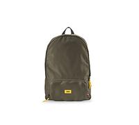 CNC Backpack | Zaino a spalla da Scuola Urban Style in tessuto 100% Riciclato Design Italiano Zaino da Lavoro Porta Laptop e Tablet (44x31x18 cm) Green Olive