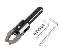 CNC Bar Puller with Integrated Jaws | Automatic Lathe Puller for Machining 2-48mm | Spring Retractable Design/Hardened Handle/Electroplated Finish (16 * 16mm)