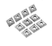 CNC Carbide Insert Cutters MCGNR1616H12 Tornitura Tool Holder con 10pcs CNMG120404-AK Inserto per Alluminio