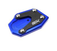 CNC Cavalletto Laterale per Moto Allarga Cavalletto Laterale Piastra Piede Cavalletto Laterale Pad Cavalletto Laterale Piede per Suzuki GSX-S1000 GX GSX-S1000GX 2022 2023 2024 Antiscivolo(Blu)