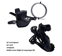 CNC Deragliatore Posteriore 10v,MTB Leve Cambio Bici 10 velocità per Shimano/Sram