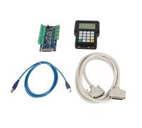 CNC Engraving Machine Controller | 3 Axis Hand Control with High Microstepping | USB File Reading for Wood Carving / Metal Engraving | 128M Memory & 9 Work Coordinates
