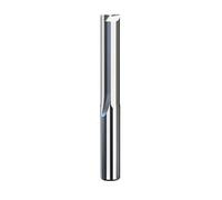 CNC Engraving Router V Bit, Fresa a candela dritta in metallo duro con gambo da 3.175/4/6/8/10 mm, 2 taglienti, for fresatura CNC su legno/MDF(4x28x50)