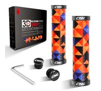 CNC Impugnature in silicone per bici, impugnature in silicone MTB, impugnature per manubrio in gel di silice per mountain bike/BMX/bicicletta.