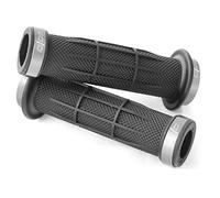 CNC in alluminio manubrio Maniglie Manopole compatibile con Honda FX 650 Vigor, XL 650 Transalp,/Honda xrv650, DN 01 700, NC700 X CB1000 (Stripe/Antracite)