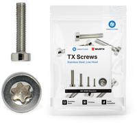 CNC Kitchen Vite a Testa Cilindrica Bassa M5 (ISO 14580), Acciaio Inossidabile A2-70 - M5x25