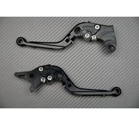CNC Leve FLIP-UP Freno Frizione FULL BLACK per BUELL Ulysses XB12X 1200 2002-08