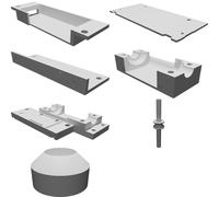 CNC Limit Switch Mount Dual End Sealed Design Double Orientation Bracket