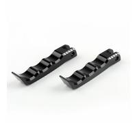 CNC Pedane Anteriore Poggiapiedi Per Suzuki 1300 Hayabusa 2008-2015 Nero Y H7