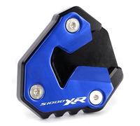 CNC Piastra Cavalletto Laterale Per Moto Per BMW S1000XR S 1000XR S1000 XR S 1000 XR 2015-2019 Piedino Cavalletto Estensione Cavalletto Laterale cavalletto laterale ingrandisce piastra pad(Blu)