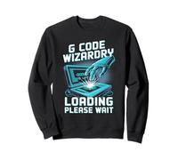 CNC Programming Code Console Nerd Graphic Felpa