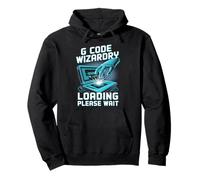 CNC Programming Code Console Nerd Graphic Felpa con Cappuccio