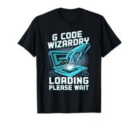CNC Programming Code Console Nerd Graphic Maglietta