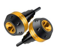 CNC Protezione Dalla Caduta Per MT03 MT07 R25 R3 FZ07 Moto Paratelaio Crash Paraurti Crash Bar Guard Decorativo Anti Pad(Gold,A)