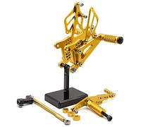 CNC R1 07-08 Moto Poggiapiedi Rearset Pedane Set Posteriore Pedale YZF R1 2007 2008 Gold