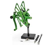 CNC R6 99-02 Moto Poggiapiedi Rearset Pedane Set Posteriore Pedale YZF R6 1999 2000 2001 2002 Green