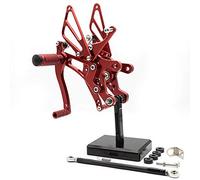 CNC R6 99-02 Moto Poggiapiedi Rearset Pedane Set Posteriore Pedale YZF R6 1999 2000 2001 2002 Red
