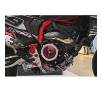 Cnc Racing CA510RR Carter trasparente per frizioni ad olio Ducati Rosso