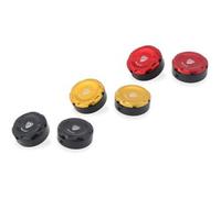 Cnc Racing PEV07R Tappi per viti centrali pedane originali Ducati Rosso