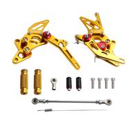 CNC Regolabile Pedane Arretrate Rearset Per Suzuki 1300 1300 1999-2007 Oro