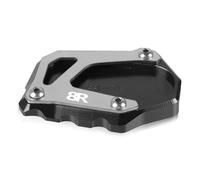 CNC Supporto Laterale Per Cavalletto Per Motocicletta Per SUZUKI GSX-8R GSX8R GSX 8 R GSX 8R 2023-2025 Supporto Di Estensione Per Cavalletto cavalletto laterale ingrandisce piastra pad(Nero,X-1)