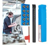 CNC Tornio Interno Filettatura Attrezzo 5/8 \ + 10pcs 16IR AG6 Carburo Inserire