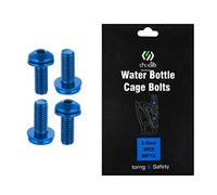 CNC Viti Portaborraccia per Bici，M5*12mm MTB Viti Portaborraccia，Blu