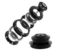 CNCLOL 1-1/8 Bike Headset 34 mm/44 mm/41.8-52/44-55/44-56 mm, MTB Threadless Headset semi integrato, kit di cuffie per bicicletta tubo dritto conico doppio cuscinetto sigillato per Bmx/Mountain/bici