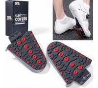 CNCLOL SPD-SL Cleat Cover per bicicletta da corsa per Shimano SM-SH10 SM-SH11 SM-SH12, rosso