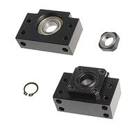 CNCMANS 1 set BK10/BF10 con cuscinetti a sfera in acciaio al carbonio per RM/SFU 1204 mandrini circolari e macchine e utensili automatizzati