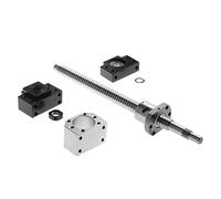 CNCMANS SFU1605 - Set mandrino circolare con mandrino filettato da 350 mm BK12 / BF12 e alloggiamento dado DSG16H, componenti CNC per macchina da incisione