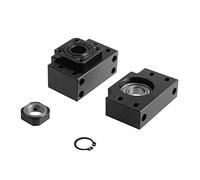 CNCYEAH 1 set BK20 BF20 cuscinetto a sfera vite blocco staffa per CNC RM/SFU 2505 mandrino a sfera