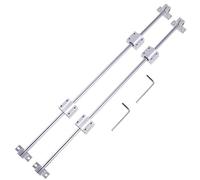 CNCYEAH 2 pezzi albero lineare da 1000 mm orizzontale Ø 20 mm guida lineare albero di precisione cuscinetto lineare + 4 blocchi cuscinetti SCS20UU + 4 supporti SK8 + 2 chiavi inglesi set di guide