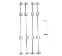 CNCYEAH 4 pezzi albero lineare da 550 mm orizzontale Ø 8 mm guida lineare albero di precisione cuscinetto lineare + 8 blocchi cuscinetti SCS8UU + 8 supporti SK8 + 2 chiavi inglesi set di guide