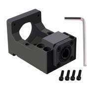 CNCYEAH Nema 23 Motore passo-passo, cavezza motore, tornio ad alta tenacità, accessorio CNC, supporto motore integrato per motore Nema 23 da 57 mm e BallScrew da 10 mm (MBK10-57)