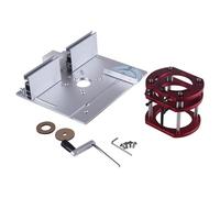 CNCYEAH Router Lift, tavolo per fresatura superiore, con 3 set di piastre per fresatura superiore, router, router, sistema di sollevamento, inserimento della tabella per motori con diametro 64-65 mm