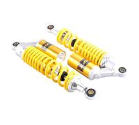 Cndocc35 Coppia di ammortizzatori posteriori regolabili da 340 mm per moto, sospensioni universali con azoto, per ATV, Go Kart, Quad, Dirt Sport Bike (giallo)
