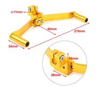 Cndocc35 Leve del pedale del cambio del freno della frizione a doppio senso per motocicletta per la maggior parte delle motociclette ATV UTV Quad Go Kart a doppio senso, gialle