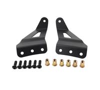 Cndocc35 Staffa di montaggio per barra luminosa del montante A del tetto superiore Staffe per luci in acciaio Per la maggior parte dei veicoli 2 pezzi