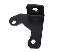 Cndocc35 Supporto antenna CB per portellone posteriore, supporto ruota di scorta in acciaio nero per auto per Wrangler JK Unlimited 2007-2018