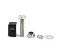 Cndocc35 Supporto per carenatura superiore anteriore per motocicletta, supporto per faro anteriore per Faro anteriore con staffa di montaggio larga 3/4" di diametro interno, nero