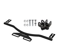 Cndocc35 Supporto per indicatori di direzione, luce di guida, fendinebbia anteriori, morsetto, staffa per barra luminosa, supporto per luce di sorpasso per motocicletta per moto universale, nero