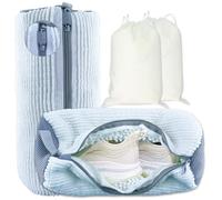 CNEYSID Borsa per lavatrice XXL, confezione da 2 sacchetti riutilizzabili per la pulizia delle scarpe, pulizia profonda a 360°, per scarpe da tennis, scarpe da ginnastica e pantofole, include 2
