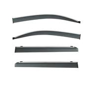 CNFCNKYULP Auto Deflettori Finestrini per Nissan per NV200 2010-2021 Accessori Modanatura Esterna Striscia Cromata per Finestrini Deflettori Antivento Visiere Deflettori Aria Finestrini Laterali