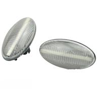 CNFCNKYULP Specchietto Retrovisore Luci Blinker per Citroen per Berlingo per Xsara per Picasso per Jumpy per Elysee per Crosser Indicatori Direzione Posizione Laterali Lampeggianti(Dynamic Crystal)